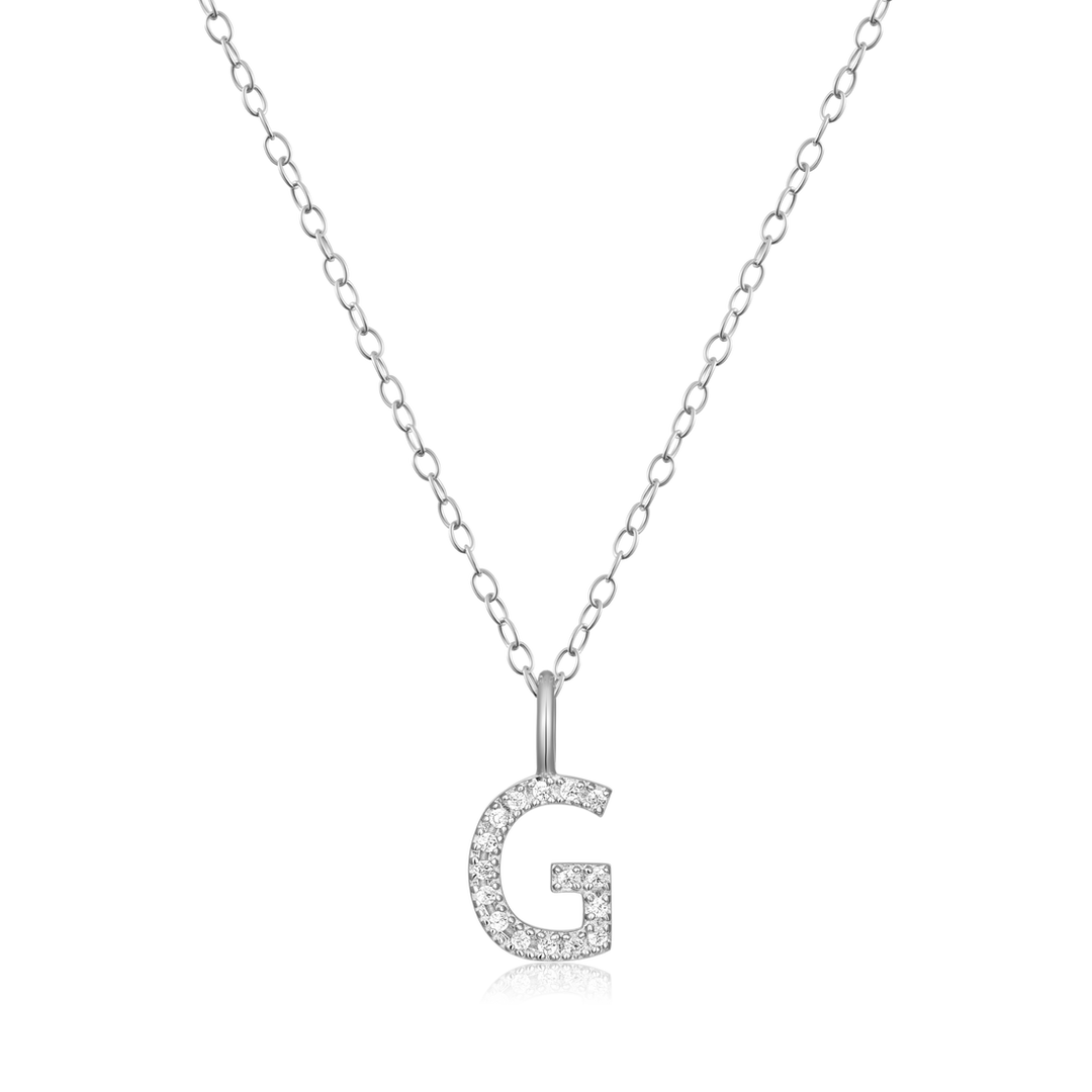 Initial Diamond Necklace