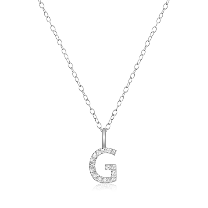 Initial Diamond Necklace