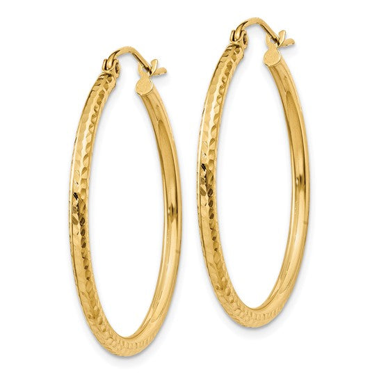 Tube Hoop Earrings