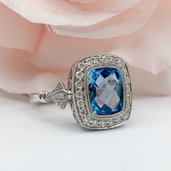 Blue Topaz Ring