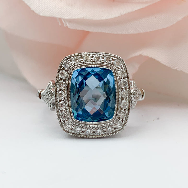 Blue Topaz Ring