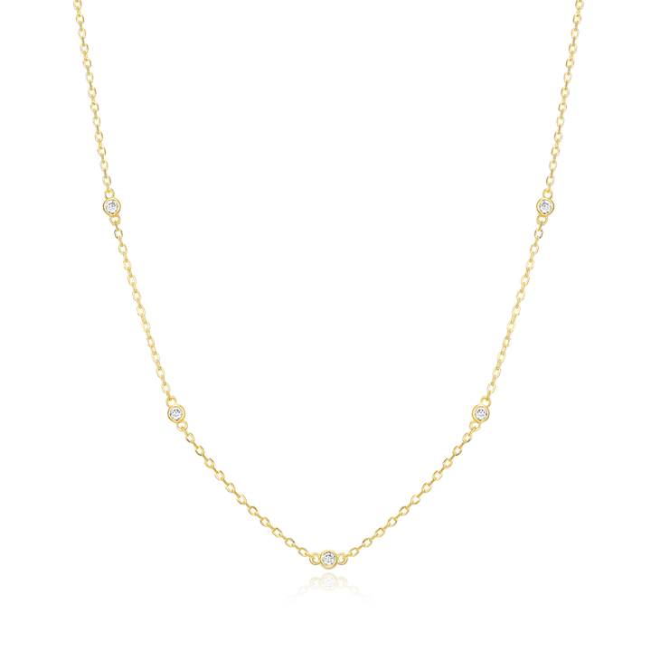 Diamond Station Necklace