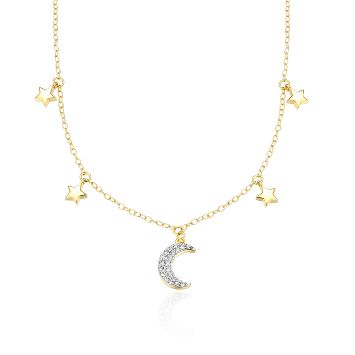 Moon & Star Necklace