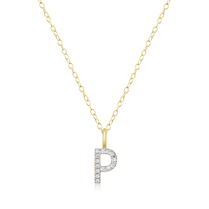 Initial Diamond Necklace