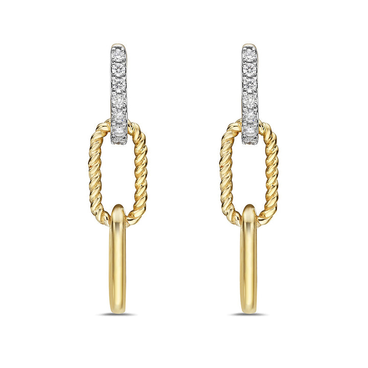 Diamond Link Earrings