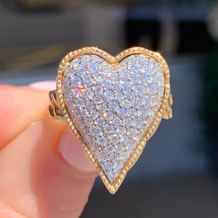 Diamond Heart Ring