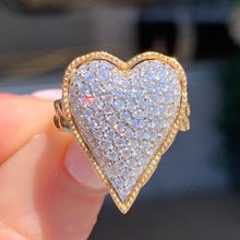 Load image into Gallery viewer, Diamond Heart Ring