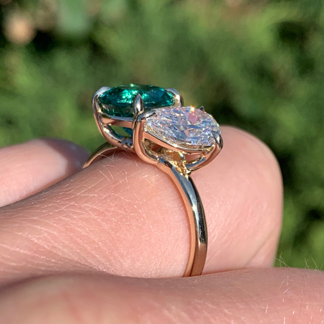 Emerald Diamond Ring