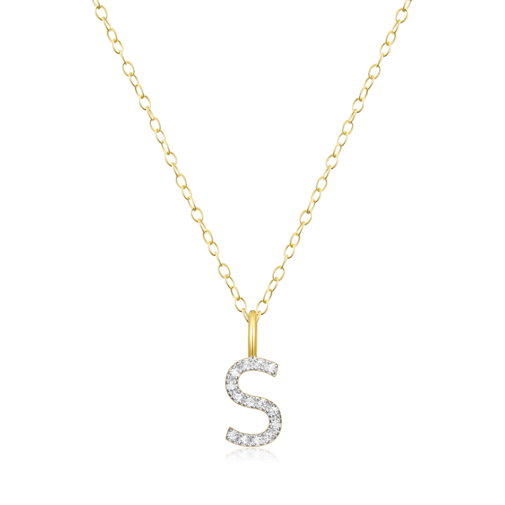 Initial Diamond Necklace