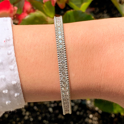 Bead Diamond Bangle