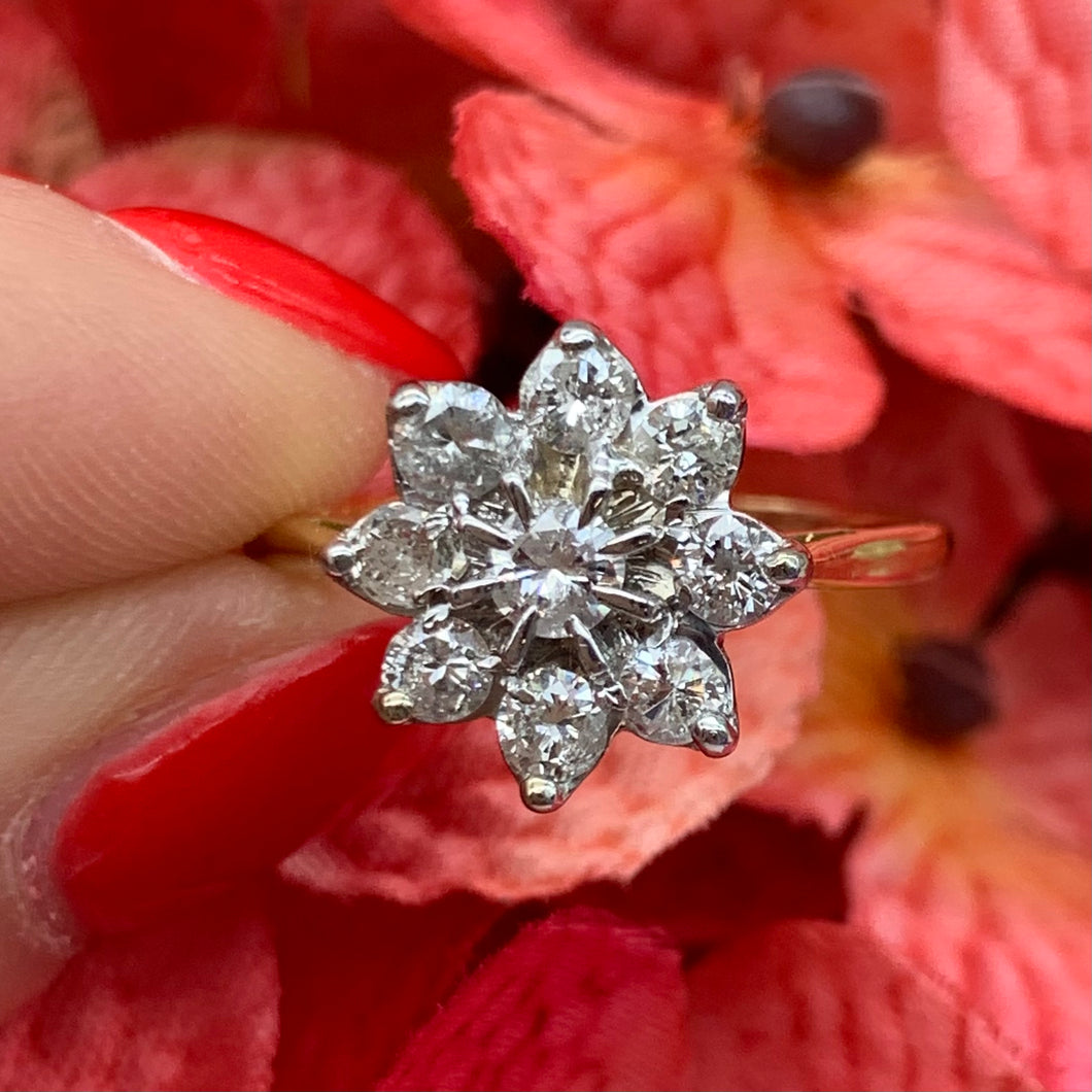 Estate Flower Ring