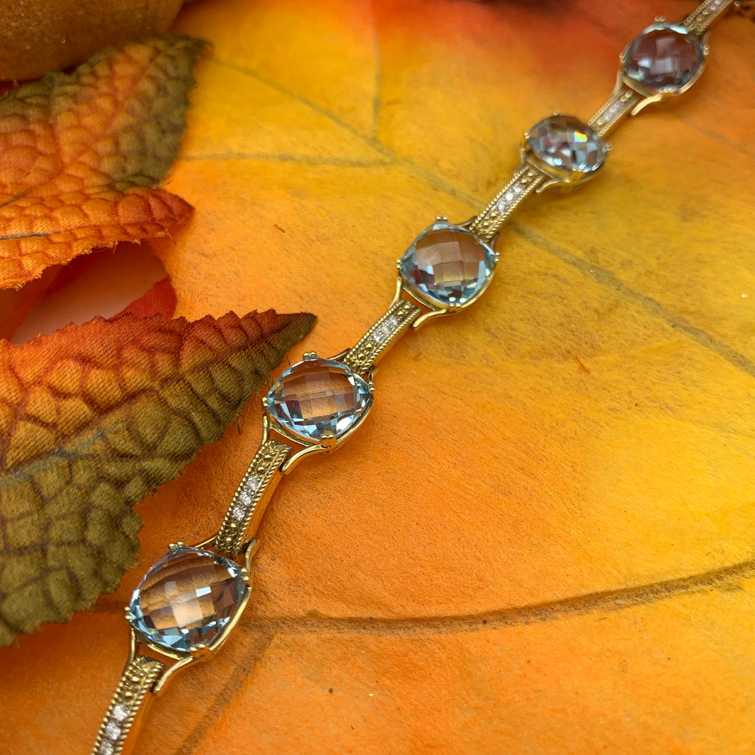 Blue Topaz Bracelet