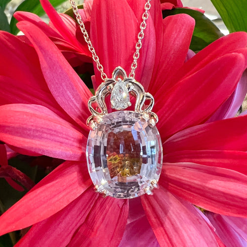 Estate Kunzite Pendant