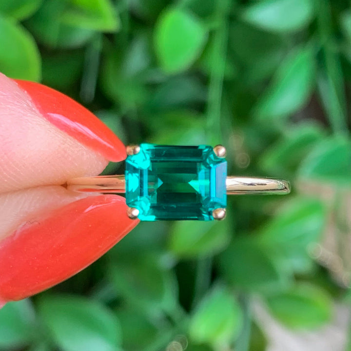 Gold Emerald Ring