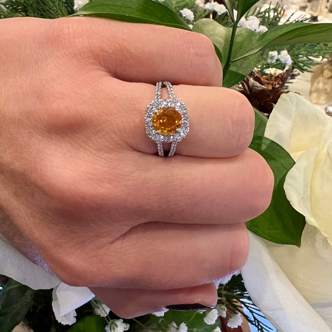 Estate Yellow Sapphire Ring