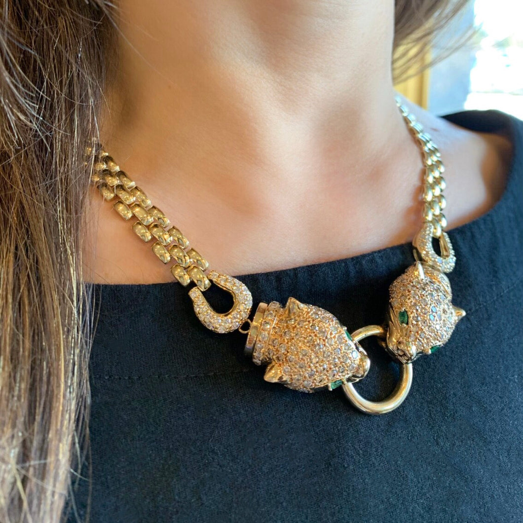 Estate Panther Necklace