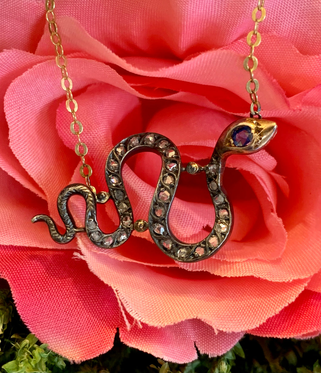 Antique Snake Pendant