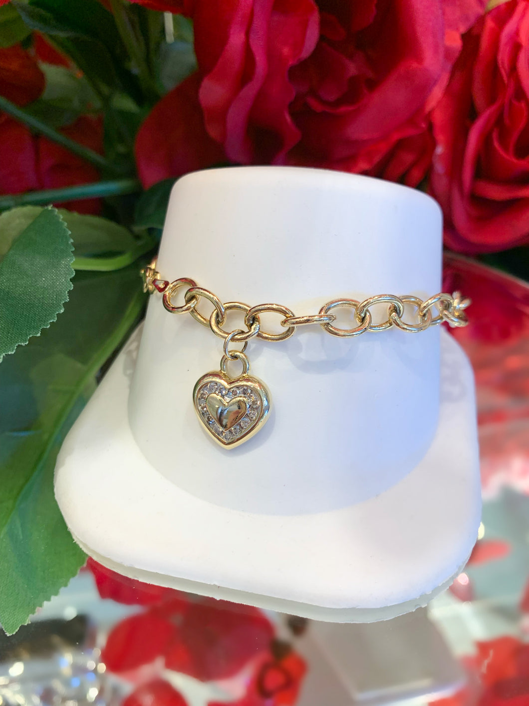 Estate Heart Bracelet