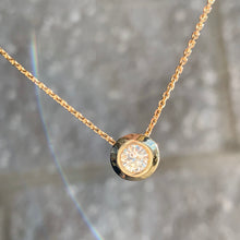 Load image into Gallery viewer, Estate Diamond Bezel Necklace