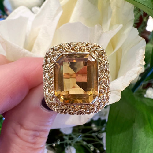 Estate Citrine Ring