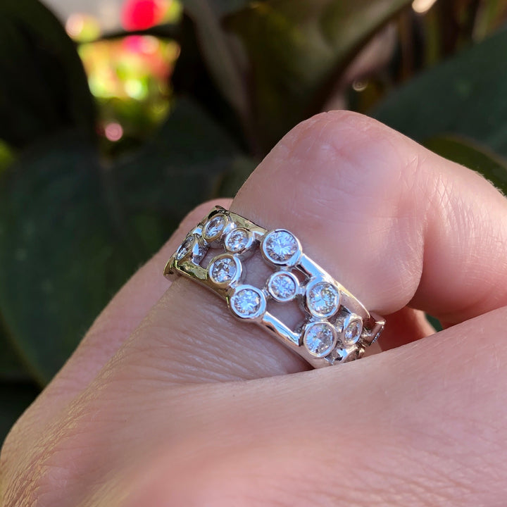 Diamond Bezel Eternity Band