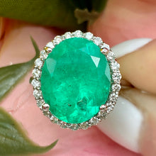 Load image into Gallery viewer, Estate Emerald Ring