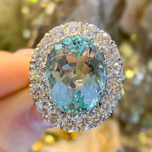 Estate Aquamarine Ring