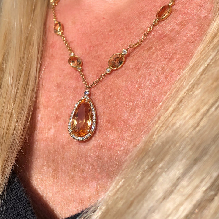 Imperial Topaz Necklace