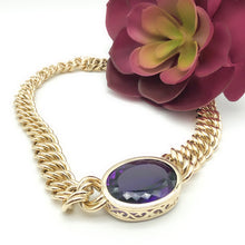 Load image into Gallery viewer, Large Amethyst Estate Necklace