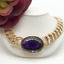 Load image into Gallery viewer, Large Amethyst Estate Necklace