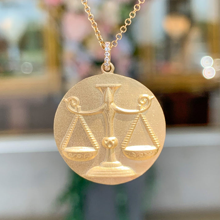 Libra Zodiac Pendant